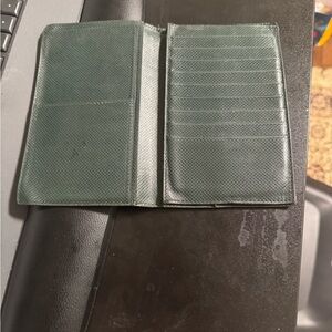 Green Leather Wallet